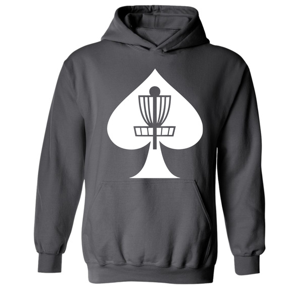 Disc Golf Hoodie ACES BASKET Discgolfer Discgolfing Sweatshirt - Picture 10 of 11